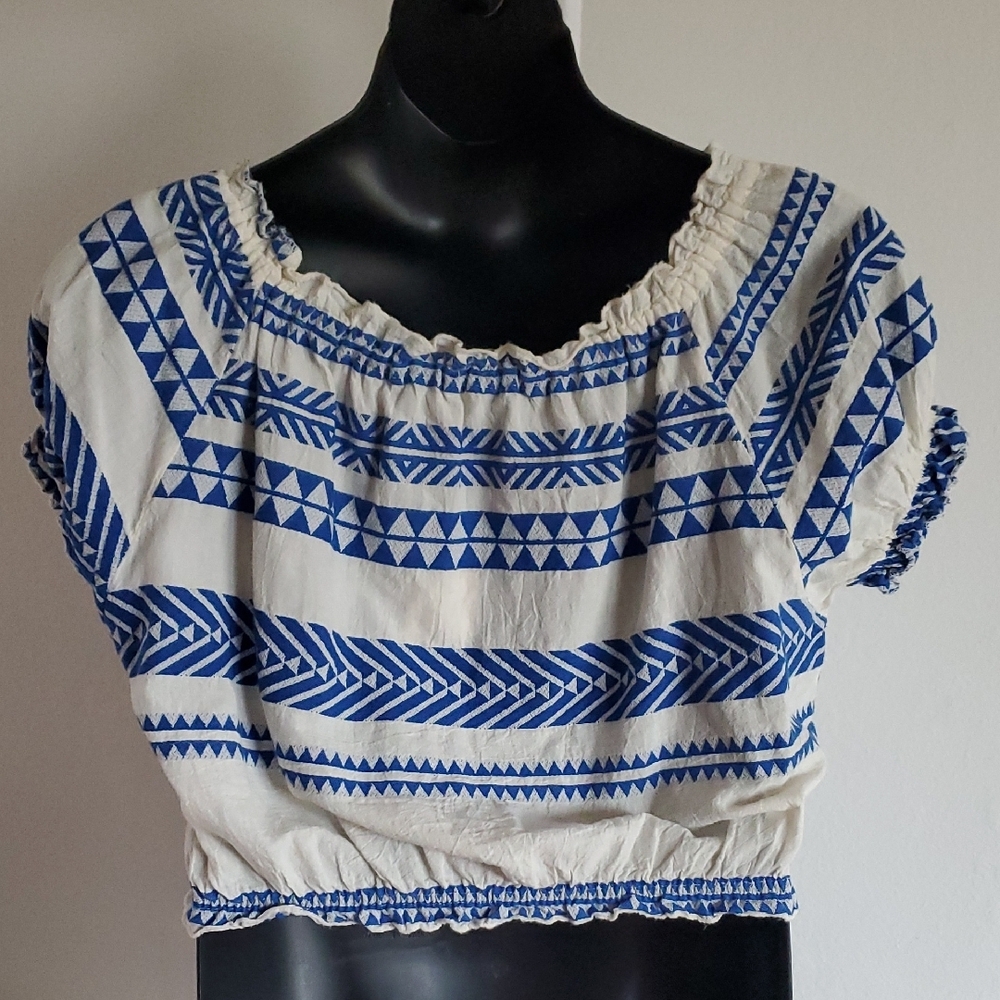 SoFia Made In Italy Cotton Crop Top New - Picture 2 of 9